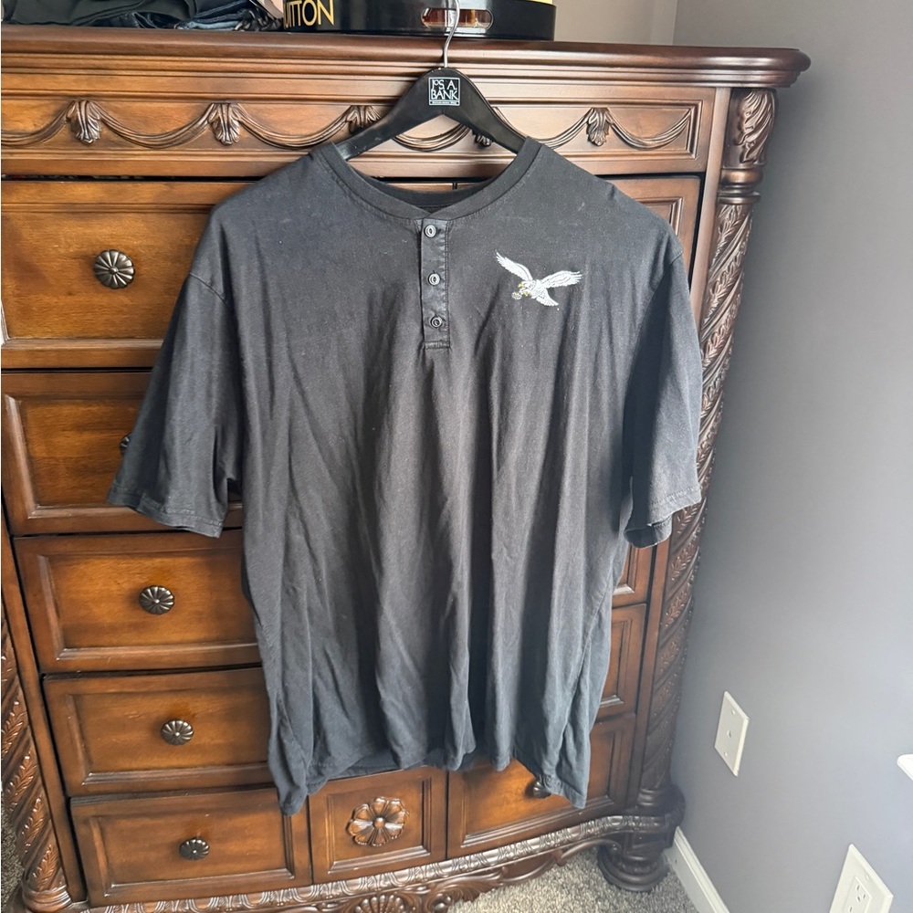 Black Henley Shirt